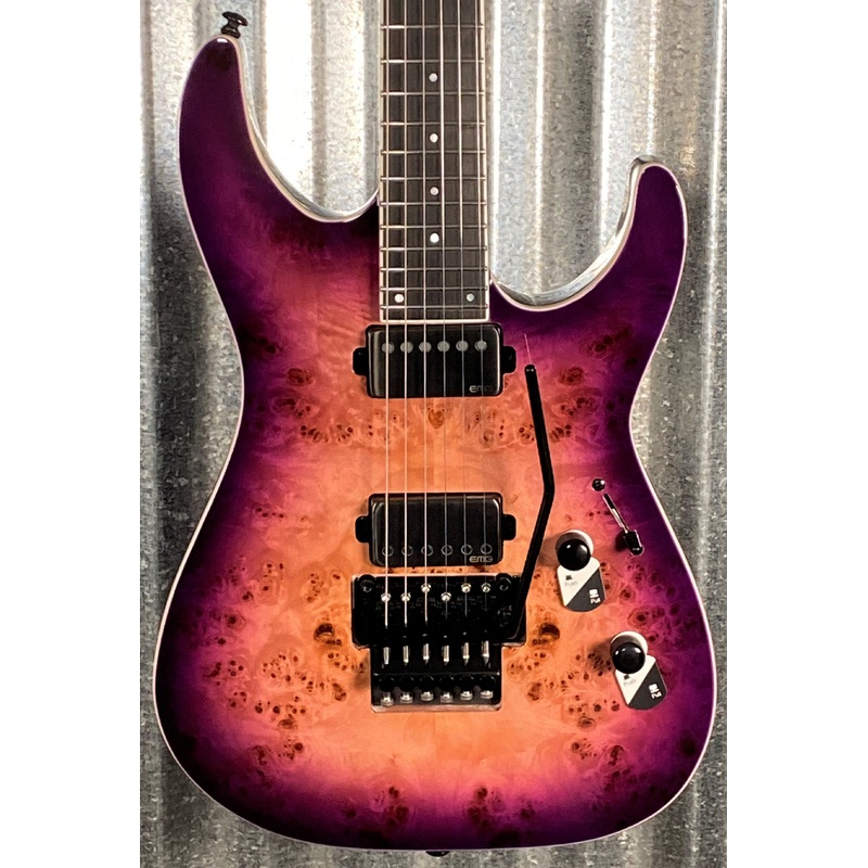 esp-ltd-m-1000-purple-natural-burst-guitar-0672 ESP LTD M-1000 Purple Natural Burst Guitar #0672