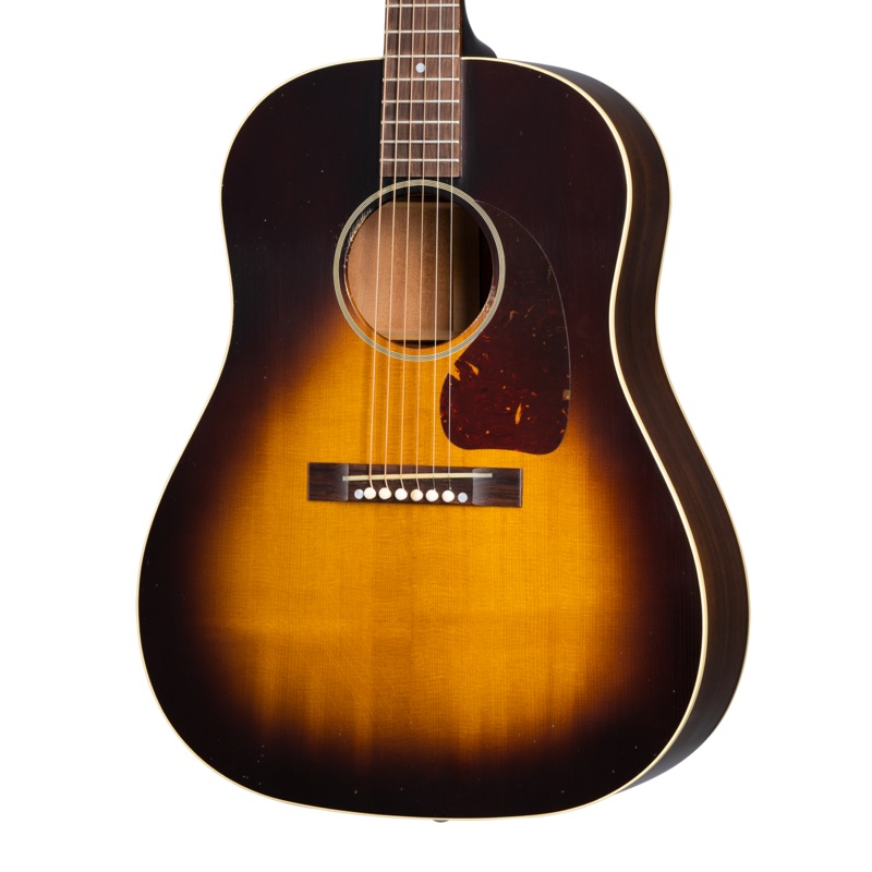 gibson-custom-1942-banner-j-45-reissue-light-aged-vintage-sunburst Gibson Custom 1942 Banner J-45 Reissue, Light Aged, Vintage Sunburst