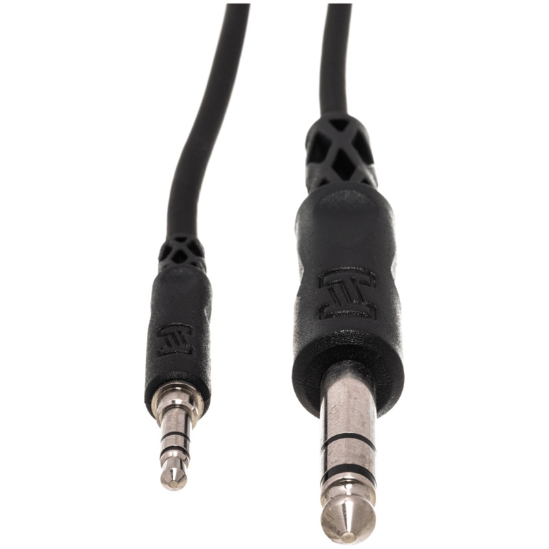 hosa-stereo-interconnect-3-5mm-trs-to-1-4in-trs-5ft-cms-105 Hosa Stereo Interconnect, 3.5mm TRS to 1/4in TRS, 5ft CMS-105