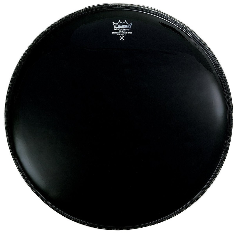 remo-p31022-es-22-bass-with-5-dynamo-drumhead-ebony Remo P31022-ES 22" Bass with 5" Dynamo Drumhead Ebony