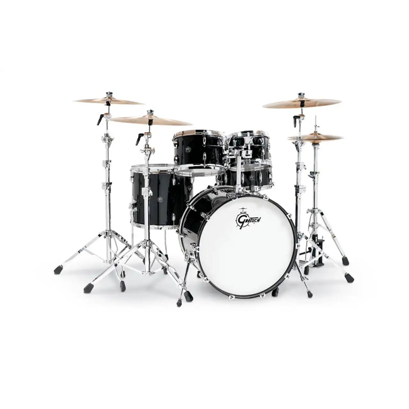 gretsch-rn2-e825-pb-renown-5-piece-drum-kit-piano-black Gretsch RN2-E825-PB Renown 5-Piece Drum Kit - Piano Black