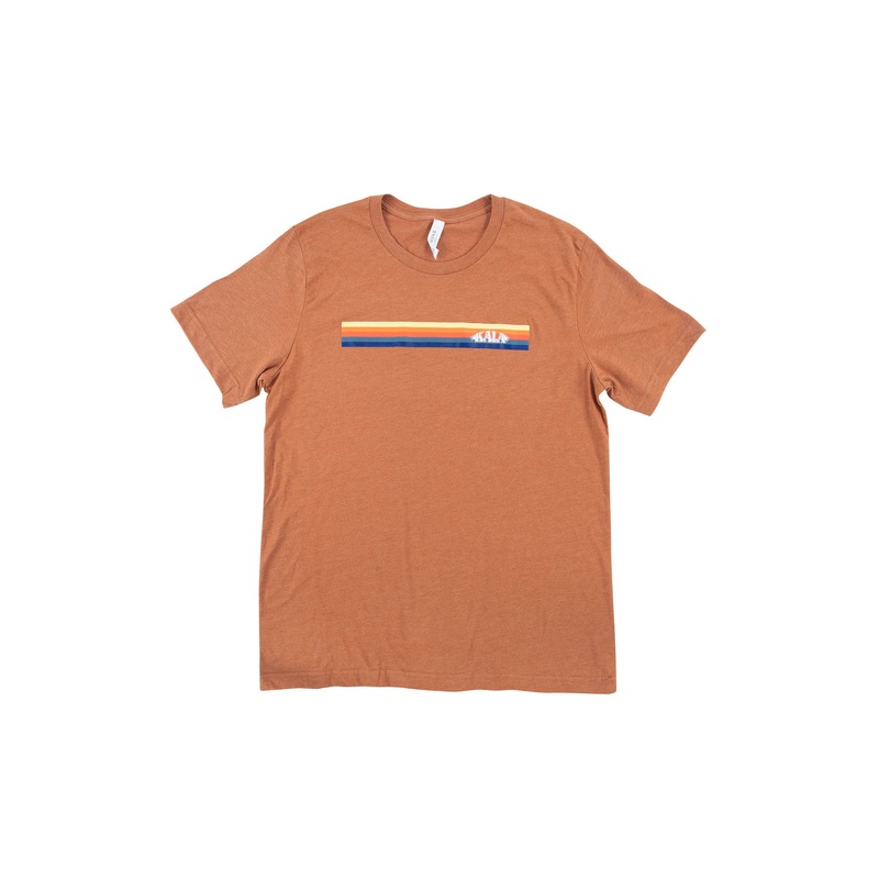 kala-clay-sunset-stripe-t-shirt-clay Kala Clay Sunset Stripe T-Shirt Clay