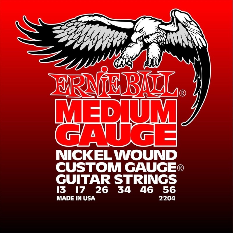 medium-gauge-electric-ernie-ball-strings-pack-13-56-2204 Medium Gauge Electric Ernie Ball Strings Pack 13-56 2204