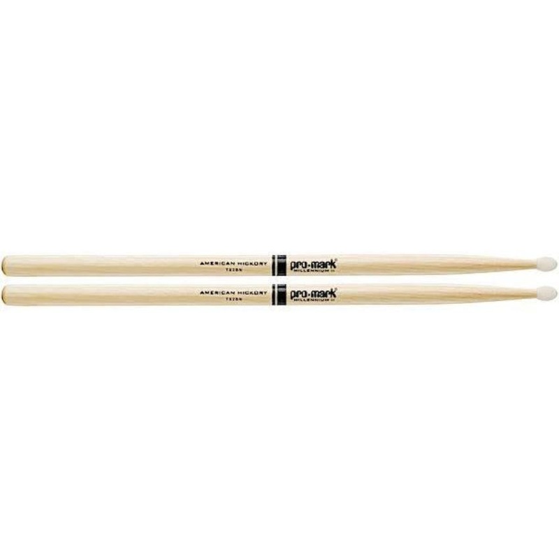 promark-tx2bn-hickory-2b-nylon-tip-drum-sticks Promark TX2BN Hickory 2B Nylon Tip Drum Sticks