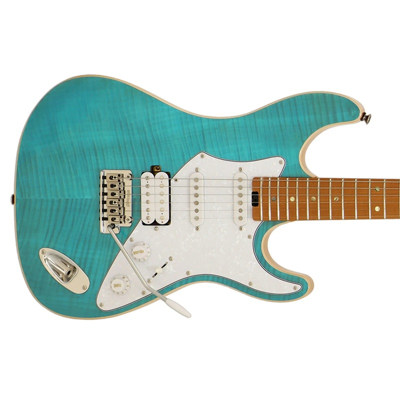 aria-714-mk2-fullerton-hot-rod-collection-electric-guitar-turquoise-blue Aria 714-MK2 Fullerton Hot Rod Collection Electric Guitar - Turquoise Blue