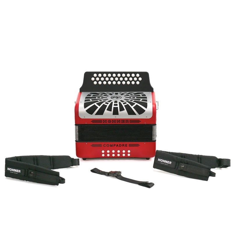 hohner-compadre-gcf-diatonic-red-accordion Hohner Compadre GCF Diatonic Red Accordion