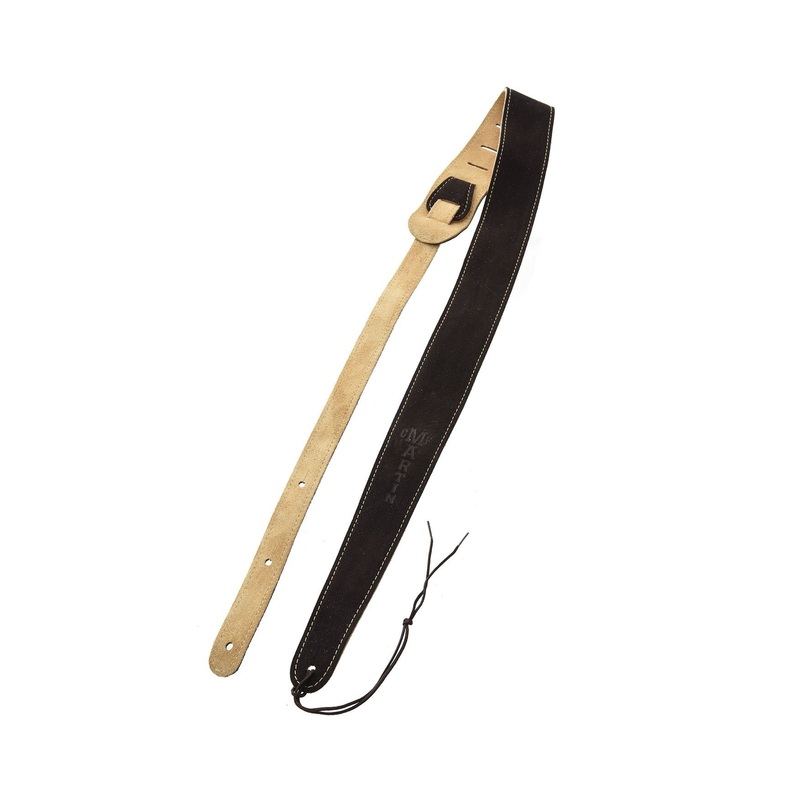 martin-suede-guitar-strap-brown Martin Suede Guitar Strap, Brown