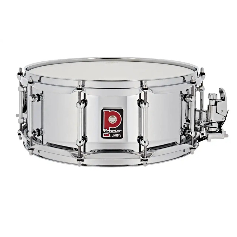 premier-14-x-5-5-beatmaker-steel-snare-drum Premier 14" x 5.5" Beatmaker Steel Snare Drum