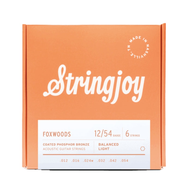 stringjoy-foxwoods-enamel-coated-phosphor-bronze-balanced-light-gauge-acoustic-guitar-strings Stringjoy Foxwoods Enamel Coated Phosphor Bronze Balanced Light Gauge Acoustic Guitar Strings