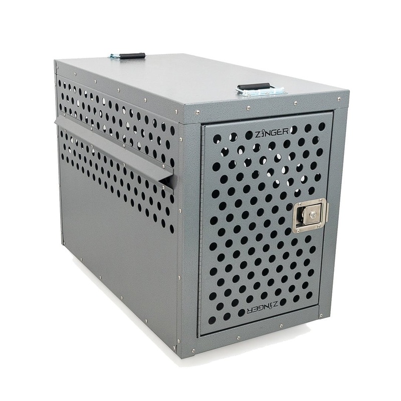 zinger-winger-4500-airline-approved-dog-crate-ar4500-1-fd-grey Zinger Winger 4500 AIRLINE APPROVED Dog Crate, AR4500-1-FD Grey