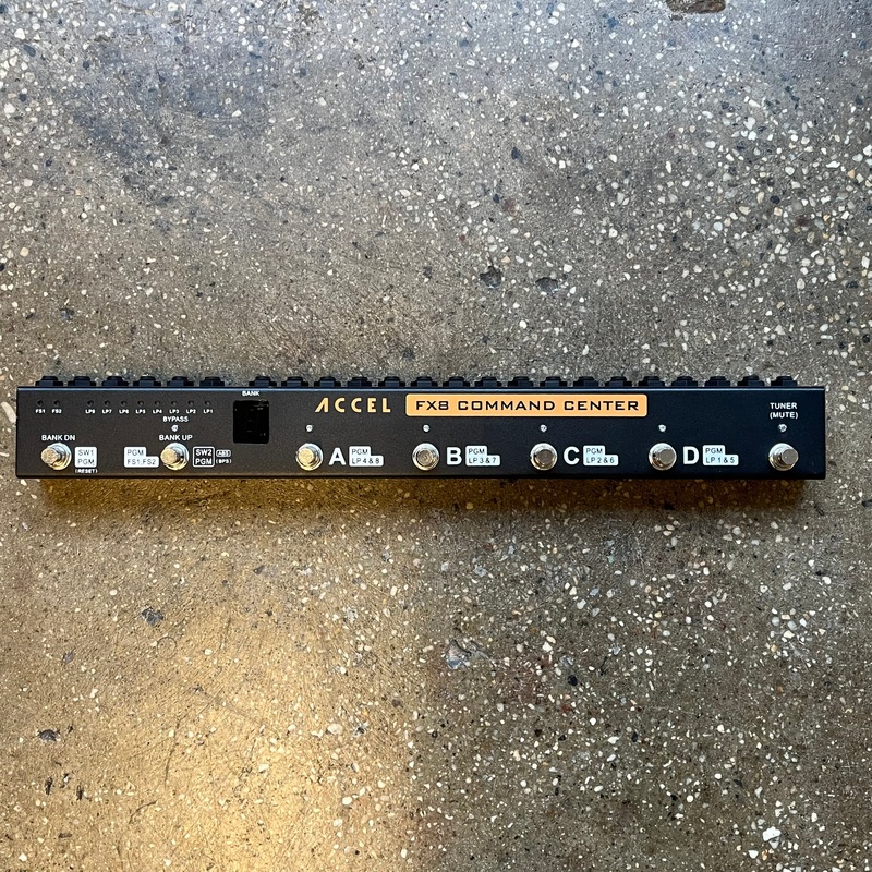 accel-fx8-command-center-8-loop-programmable-switcher-black Accel FX8 Command Center 8 Loop Programmable Switcher - Black