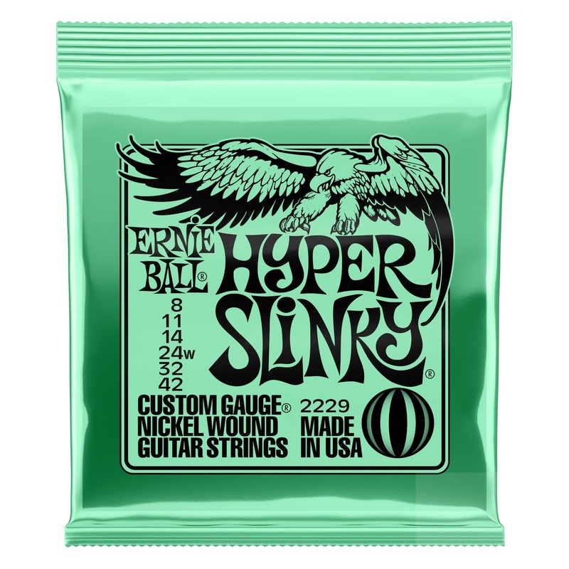 ernie-ball-hyper-slinky-nickel-wound-electric-guitar-strings-8-42 Ernie Ball Hyper Slinky Nickel Wound Electric Guitar Strings - 8 - 42