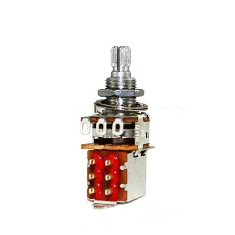 250k-dpdt-push-pull-switch-audio-taper-pot-for-coil-split-or-phase-invert-volume-or-tone-guitar 250K DPDT Push / Pull Switch Audio Taper Pot for coil split or phase invert - Volume or Tone - Guitar