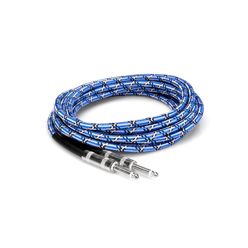 hosa-3gt-18c1-guitar-cable-cloth-18ft Hosa 3GT-18C1 Guitar Cable Cloth 18ft