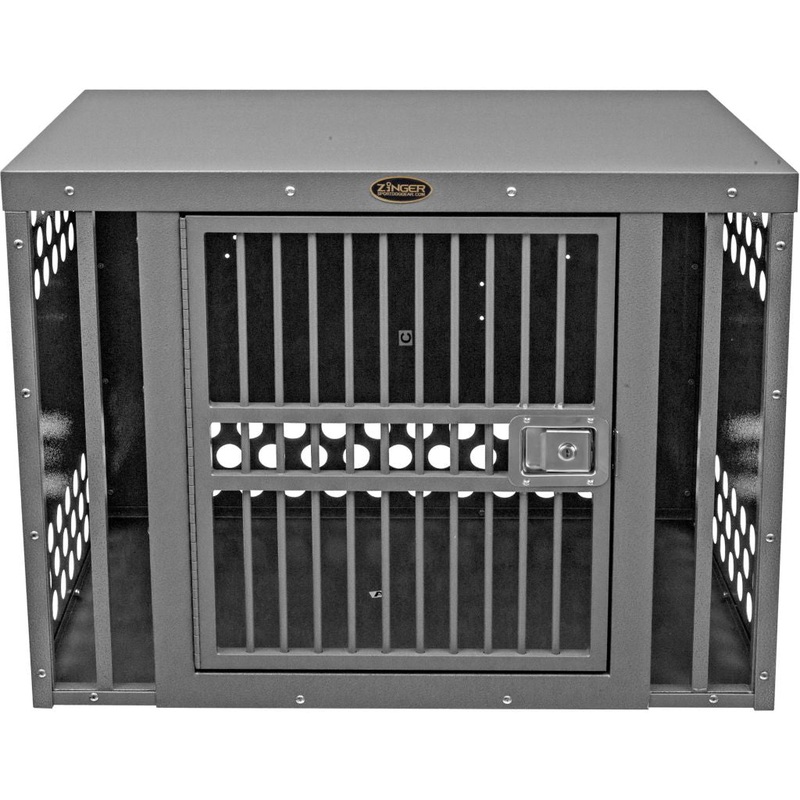 zinger-winger-heavy-duty-4000-side-entry-dog-crate-hd4000-2-sd-grey Zinger Winger Heavy Duty 4000 Side Entry Dog Crate, HD4000-2-SD Grey