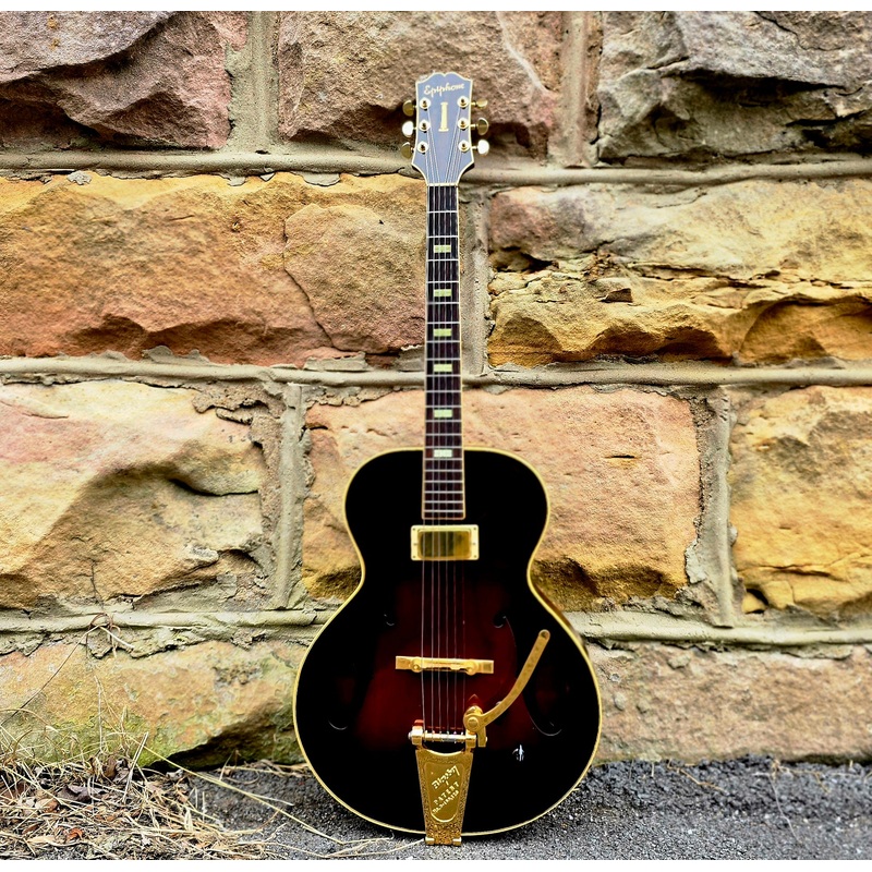 1945-epiphone-spartan-archtop-electrified-refinished-and-bigsby-d-w-ohsc 1945 Epiphone Spartan Archtop - Electrified, Refinished, and Bigsby'd - w/OHSC
