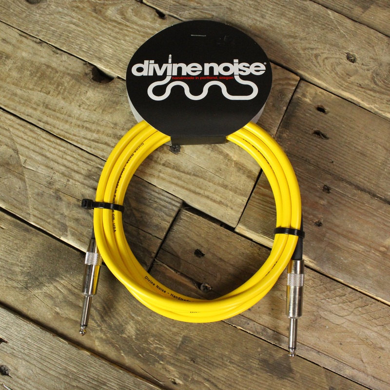 divine-noise-straight-to-straight-10ft-instrument-cable-yellow Divine Noise Straight to Straight 10ft Instrument Cable - Yellow