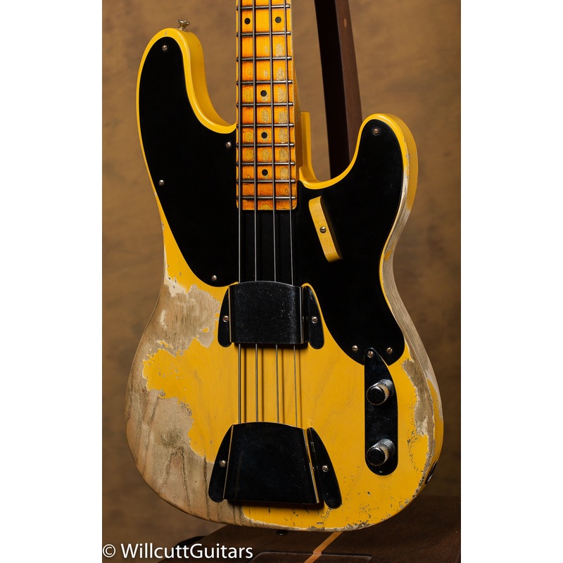 fender-custom-shop-ltd-1951-precision-bass-super-heavy-relic-aged-nocaster-blonde Fender Custom Shop LTD 1951 Precision Bass Super Heavy Relic Aged Nocaster Blonde