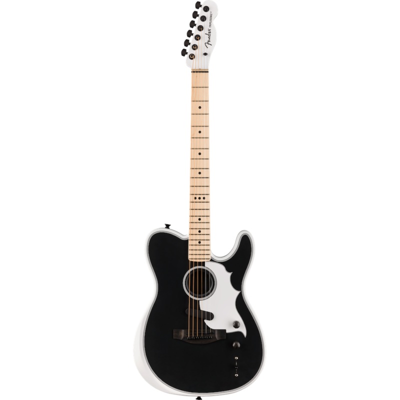 fender-jack-white-signature-triplesonic-acoustasonic-telecaster-guitar-with-deluxe-molded-case Fender Jack White Signature Triplesonic Acoustasonic Telecaster Guitar with Deluxe Molded Case