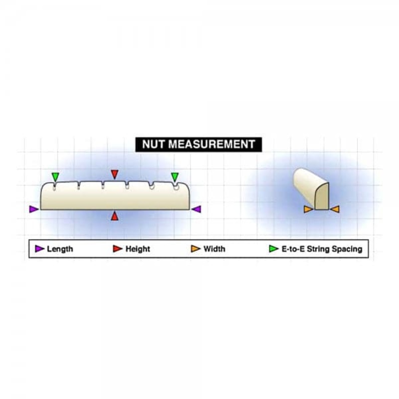 graph-tech-tusq-nut-for-acoustics-left-handed-slotted-martin-style-pq-m600-l0 Graph Tech Tusq Nut for Acoustics - Left Handed Slotted - Martin Style (PQ-M600-L0)
