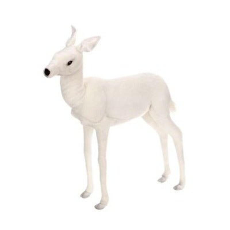 hansa-creations-reindeer-baby-white-29-tall-stuffed-animal-toy-5925 Hansa Creations REINDEER, BABY WHITE 29'' Tall Stuffed Animal Toy, 5925