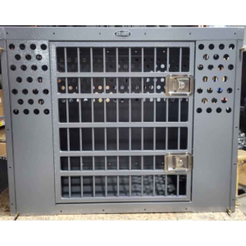 zinger-winger-professional-5000-front-side-entry-dog-crate-pr5000-2-fs-grey Zinger Winger Professional 5000 Front/Side Entry Dog Crate, PR5000-2-FS Grey