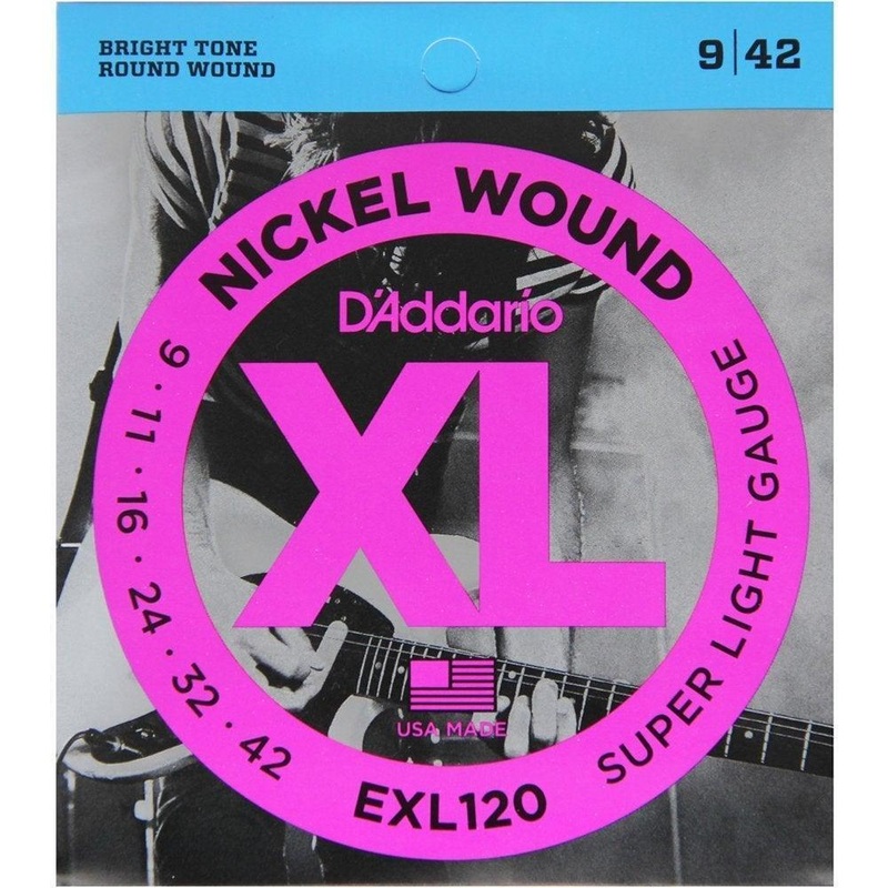 d-addario-exl120-9-42-electric-guitar-strings-super-lite D'Addario EXL120 9-42 Electric Guitar Strings`Super Lite