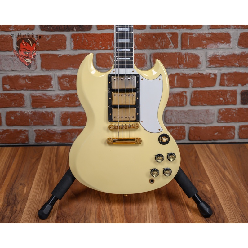 gibson-sg-custom-antique-ivory-1987-w-ohsc Gibson SG Custom Antique Ivory 1987 w/OHSC