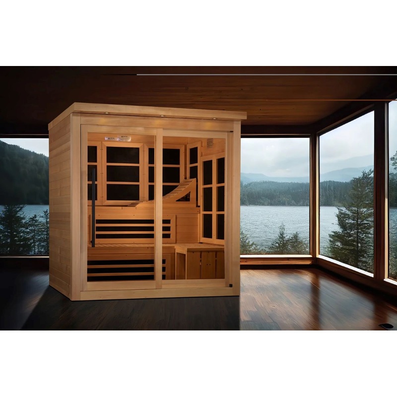 golden-designs-gdi-6996-02-monaco-limited-edition-6-person-near-zero-emf-infrared-sauna-natural Golden Designs GDI-6996-02 "MONACO Limited Edition" 6 Person Near Zero EMF Infrared Sauna Natural