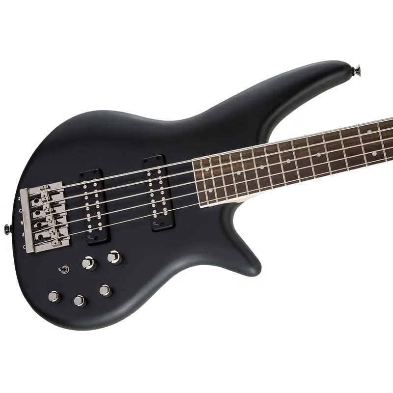 js-series-spectra-bass-js3v-laurel-fingerboard-satin-black JS Series Spectra Bass JS3V Laurel Fingerboard Satin Black