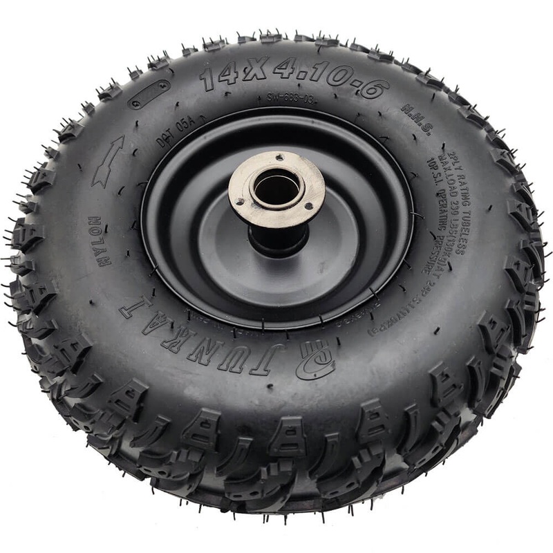 mototec-replacement-front-left-full-wheel-14x4-10-6-for-e-bully-36v-electric-atv MotoTec Replacement FRONT LEFT FULL WHEEL 14x4.10-6 for E-Bully 36V Electric ATV