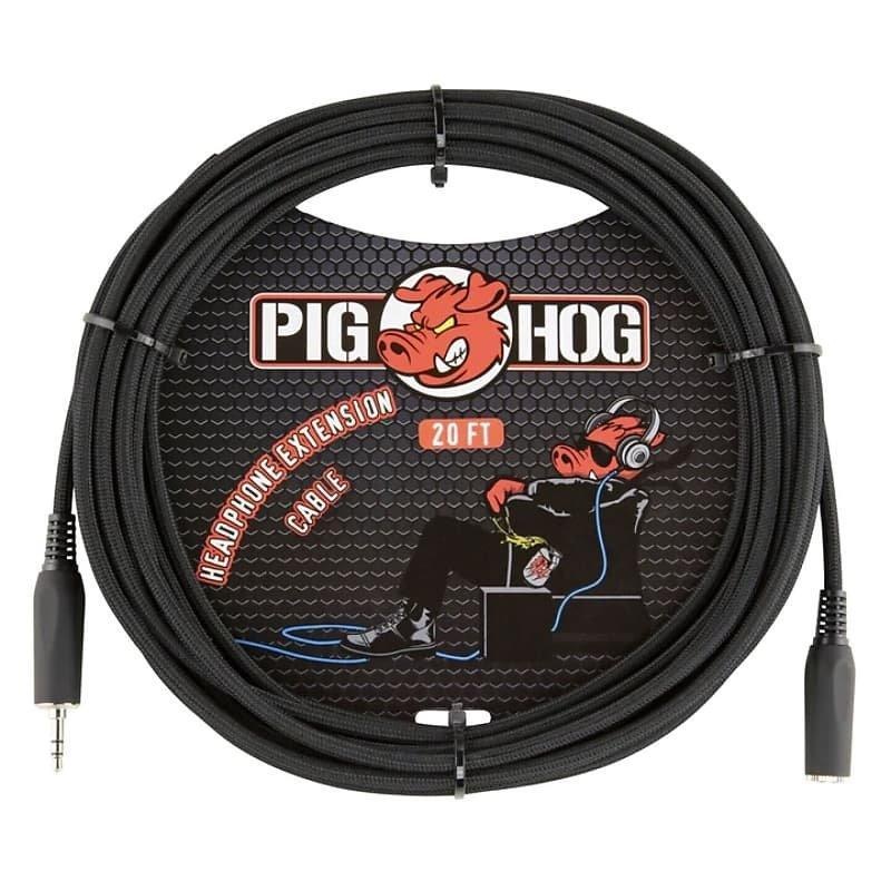 pig-hog-20ft-headphone-extension-cable-black Pig Hog 20ft Headphone Extension Cable - Black