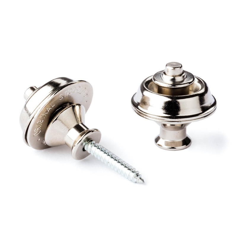 dunlop-straplok-strap-retainers-dual-design-nickel Dunlop STRAPLOK STRAP RETAINERS DUAL DESIGN - NICKEL