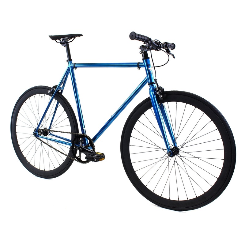 golden-cycles-blue-jay-fixie-single-speed-road-bike-gloss-blue-gloss-blue Golden Cycles BLUE JAY Fixie Single Speed Road Bike, Gloss Blue Gloss Blue