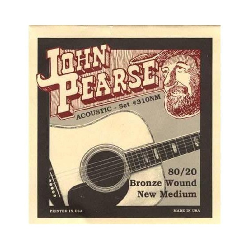john-pearse-310nm-80-20-bronze-new-medium-acoustic-guitar-strings John Pearse 310NM 80/20 Bronze New Medium Acoustic Guitar Strings