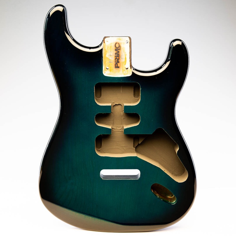 primo-replacement-strat-body-ocean-burst PRiMO Replacement Strat Body - Ocean Burst