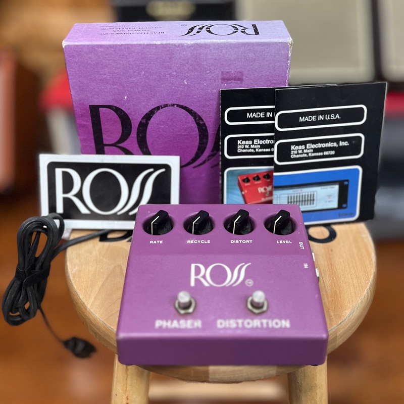 vintage-1979-ross-r1-distortion-phaser-pedal-original-box VINTAGE 1979 Ross R1 Distortion/phaser Pedal / Original Box