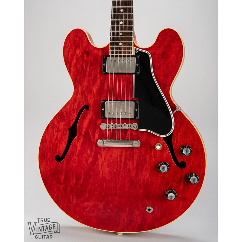 1960-gibson-es-335-cherry-red-long-guard 1960 Gibson ES-335 Cherry Red Long Guard