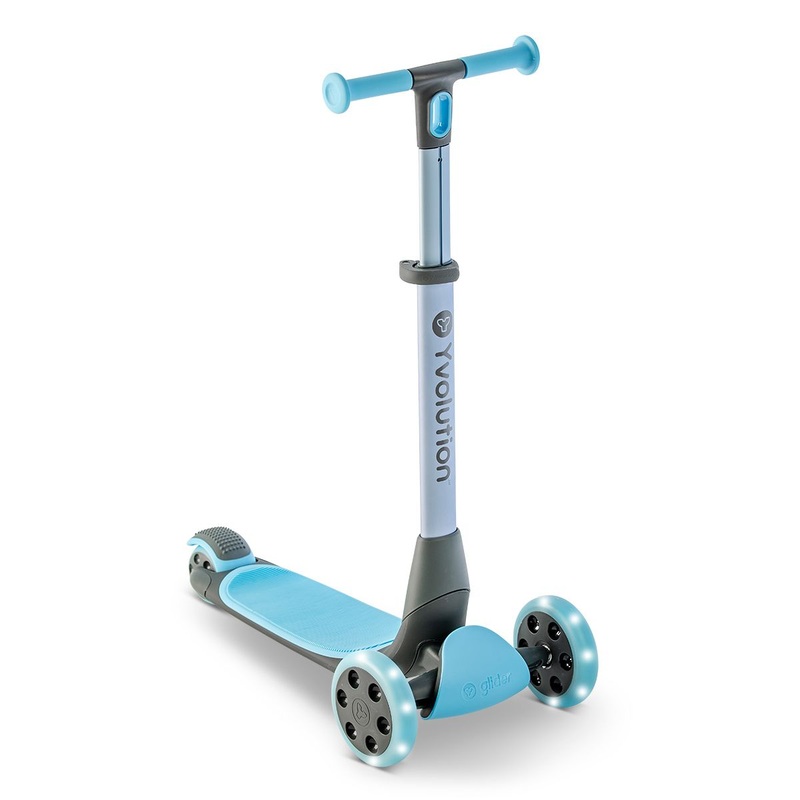2026-y-volution-y-glider-nua-3-wheel-kids-kick-folding-scooter-led-wheels-blue 2026 Y-Volution Y Glider NUA 3-Wheel Kids Kick Folding Scooter, LED Wheels Blue