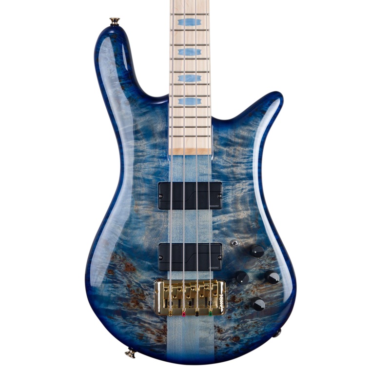 chucksclusive-spector-euro-4-lt-poplar-burl-over-ash-electric-bass-guitar-faded-light-blue-gloss CHUCKSCLUSIVE Spector Euro 4 LT Poplar Burl Over Ash Electric Bass Guitar - Faded Light Blue Gloss