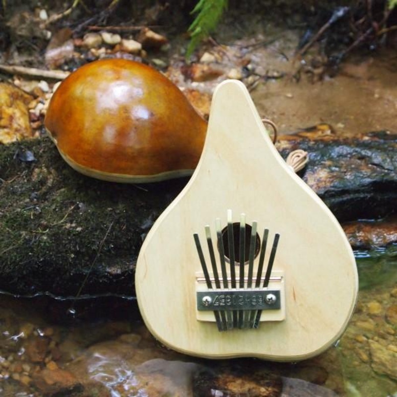 half-shell-kettle-gourd-kalimba Half Shell Kettle Gourd Kalimba
