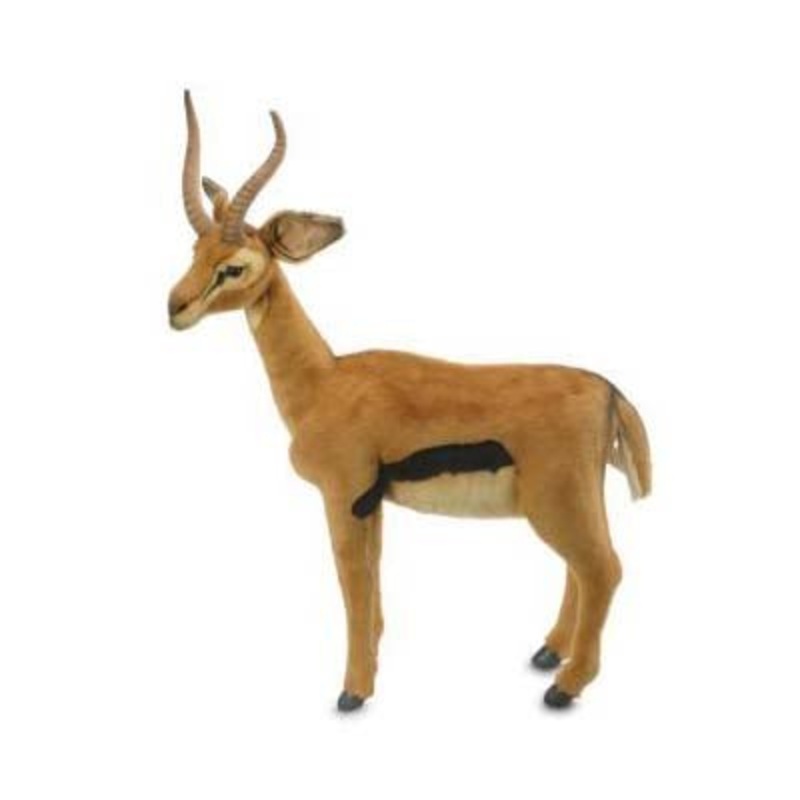 hansa-creations-gazelle-28-tall-realistic-stuffed-animal-toy-4778 Hansa Creations GAZELLE 28'' Tall Realistic Stuffed Animal Toy, 4778