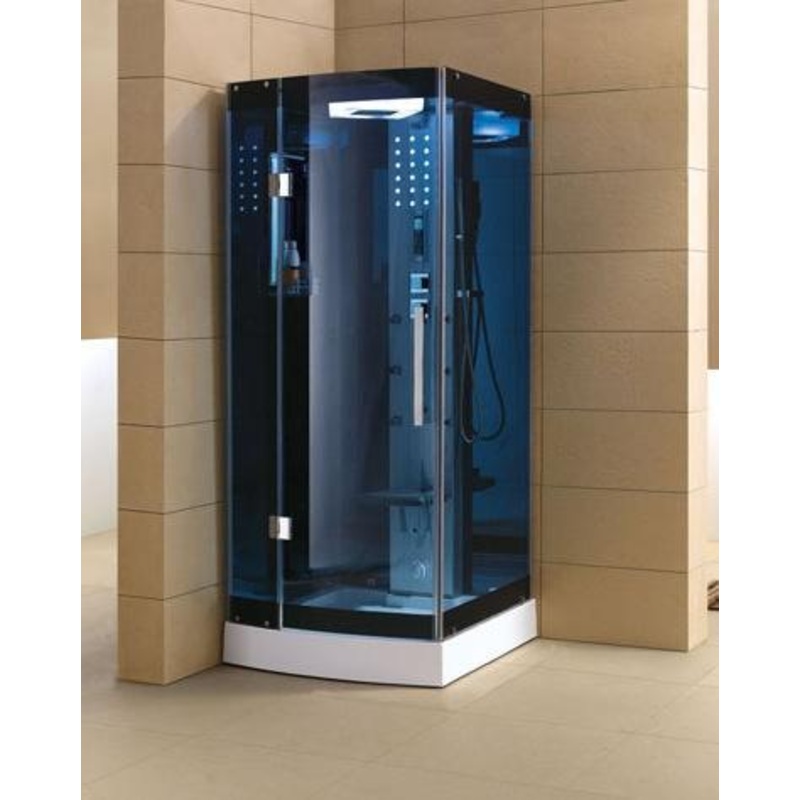 mesa-ws-301a-in-home-walk-in-steam-shower-36-l-x-36-w-x-85-h-blue Mesa WS-301A In-Home Walk-In Steam Shower 36"L x 36"W x 85"H Blue