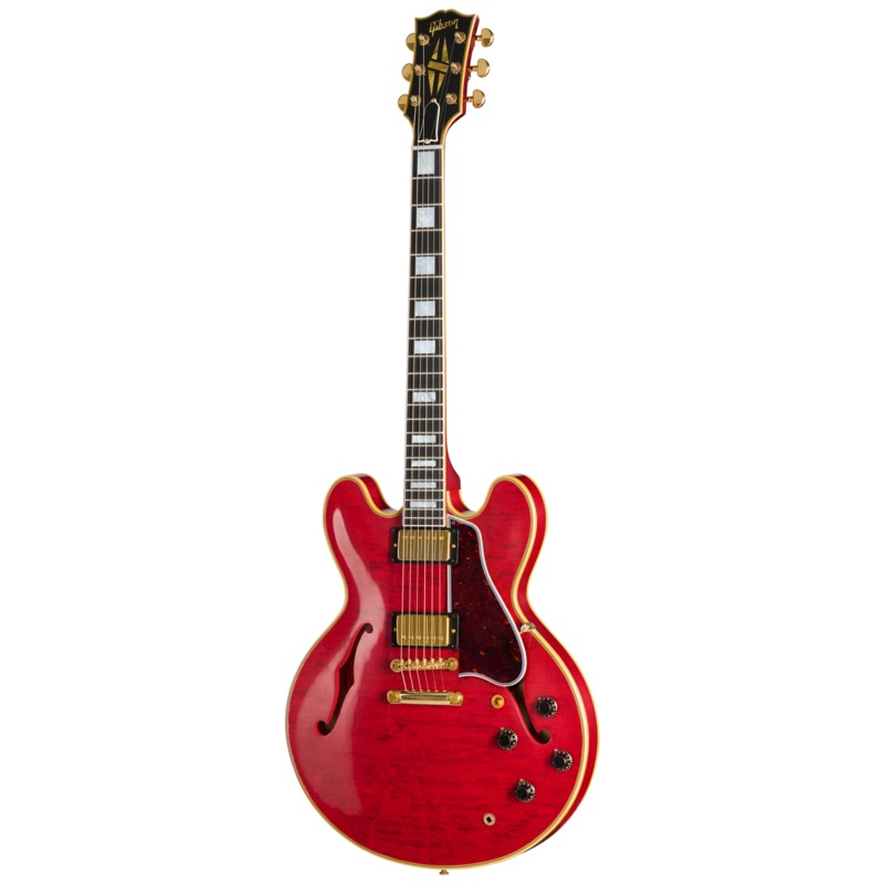 presale-gibson-custom-limited-edition-1960-es-355-reissue-figured-light-aged-sixties-cherry-gold-hardware PRESALE: Gibson Custom Limited Edition 1960 ES-355 Reissue Figured Light Aged - Sixties Cherry Gold Hardware
