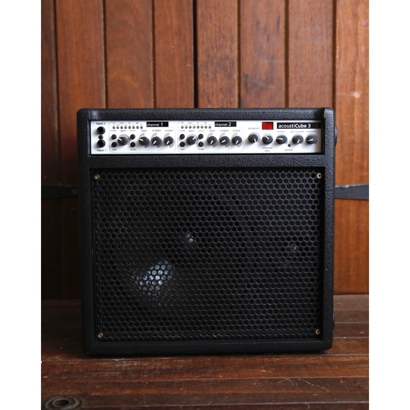 aer-acousticube-3-120-watt-acoustic-instrument-combo-amplifier-pre-owned AER Acousticube 3 120 Watt Acoustic Instrument Combo Amplifier Pre-Owned