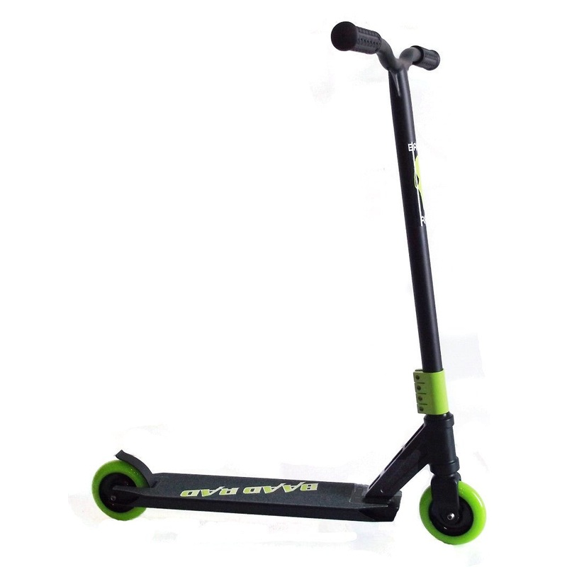 baad-rad-stunt-110-kick-body-powered-scooter-green Baad Rad Stunt 110 Kick Body Powered Scooter Green