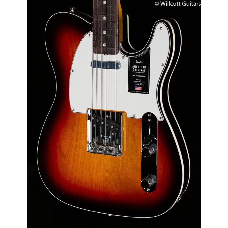fender-american-original-60s-telecaster-rosewood-fingerboard-3-color-sunburst-096 Fender American Original '60s Telecaster, Rosewood Fingerboard, 3-Color Sunburst (096)