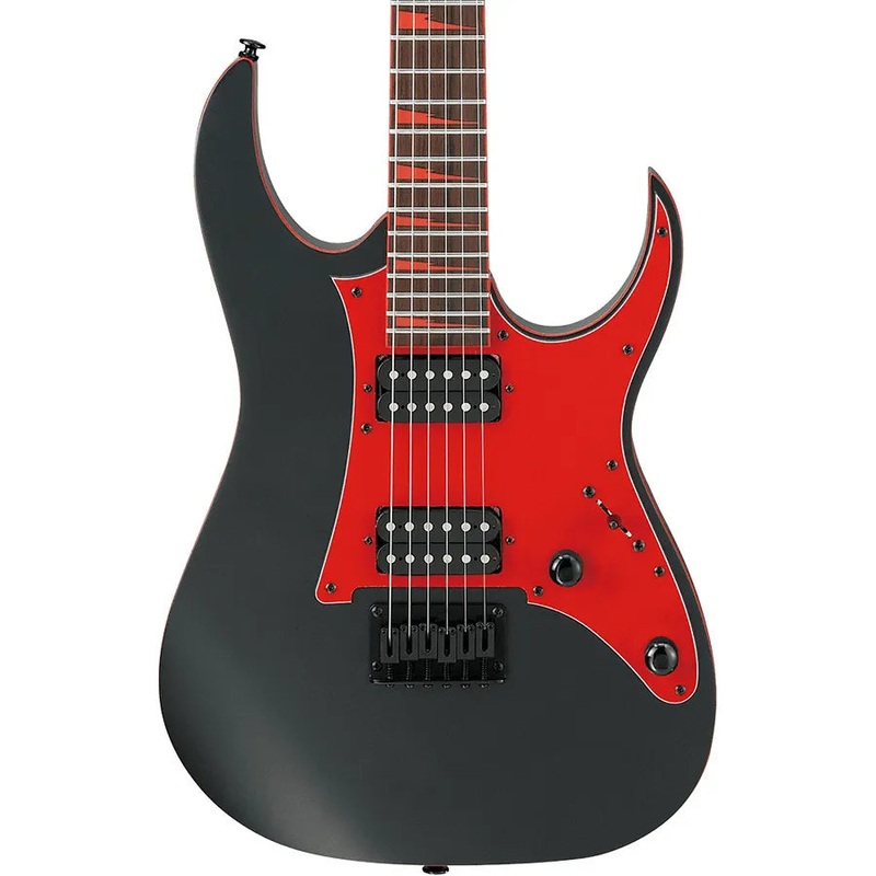 ibanez-rg131dx-bkf-electric-guitar-matte-black-red Ibanez RG131DX BKF Electric Guitar - Matte Black / Red