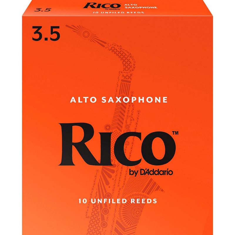 rico-alto-saxophone-reeds-10-pack-3-5 Rico Alto Saxophone Reeds 10-Pack - 3.5