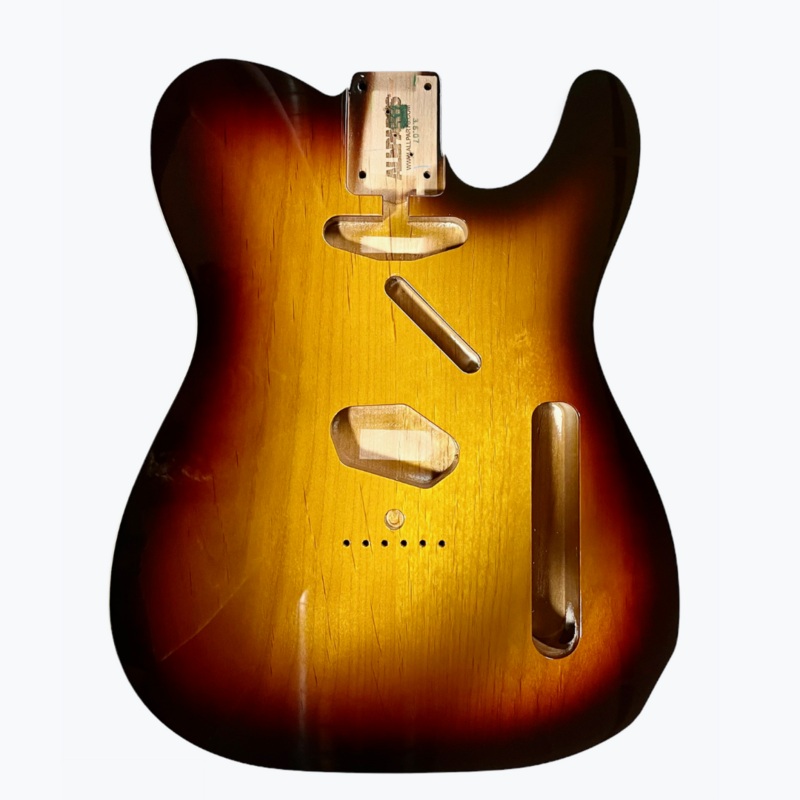 tbf-3sbb-sunburst-finished-replacement-body-for-telecaster-with-binding TBF-3SBB Sunburst Finished Replacement Body for Telecaster With Binding